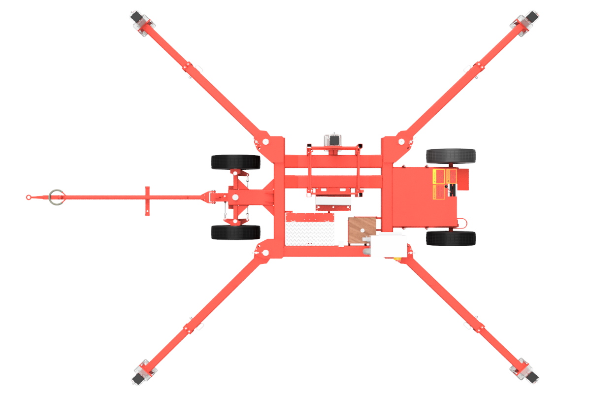 Wheel chassis with drive unit