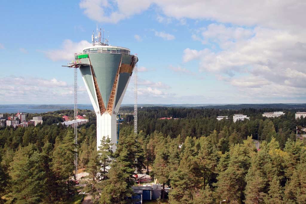 Mustakallio Water Tower, Lahti, Finland