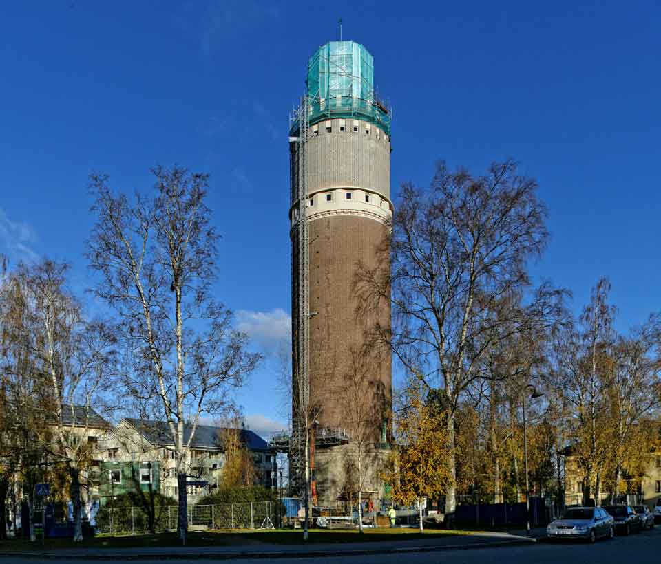 La rénovation du château-d’eau de Pietarsaari lui donne plus de 90 ans de vie