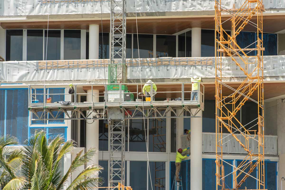 one thousand condominium balconies renovation