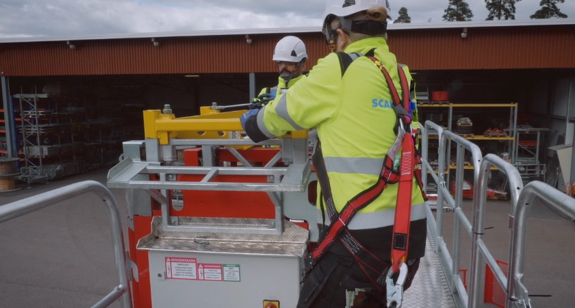 How to install the mast top cap